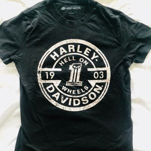 Harley-Davidson Hell on Wheels Skim Fit Tee - Soft